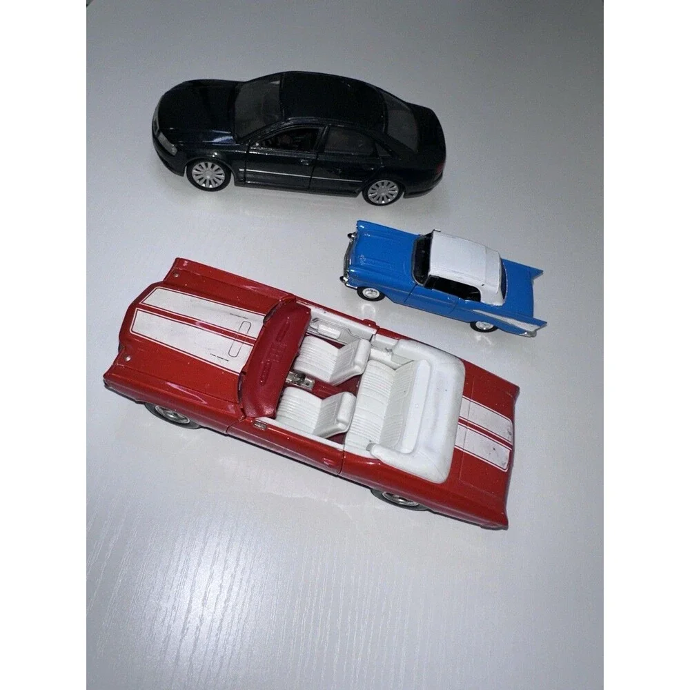 Maisto Welly Diecast Car Lot Audi A8, Chevy Bel Air, Chevelle SS 396 Opening Do…